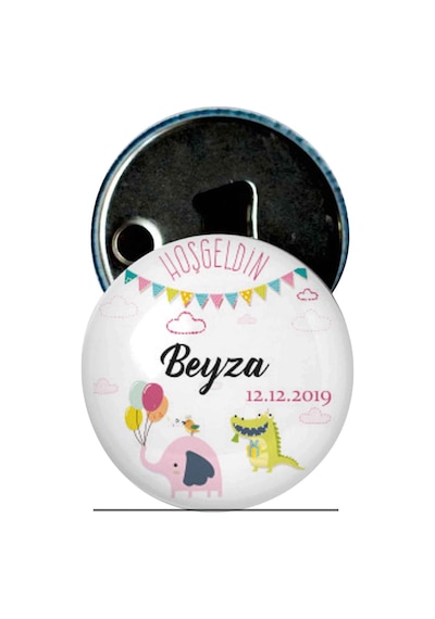 Famous Bebek Şekeri Magnet Bebek Mevlüt Hediyelik Isimli Kapak Açacak  (434856225)