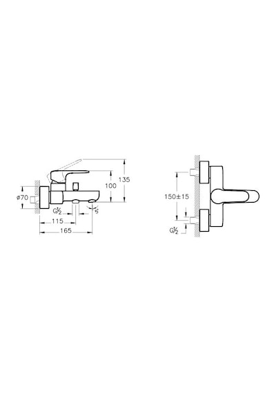 Artema Root Round A4272523 Banyo Bataryası Altın