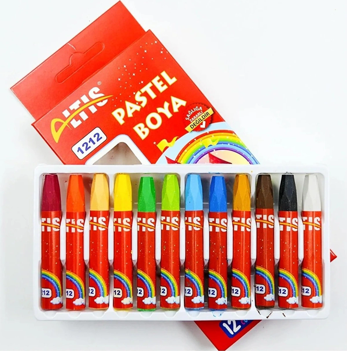 12 Renk Pastel Boya Kod:1212 Karışık