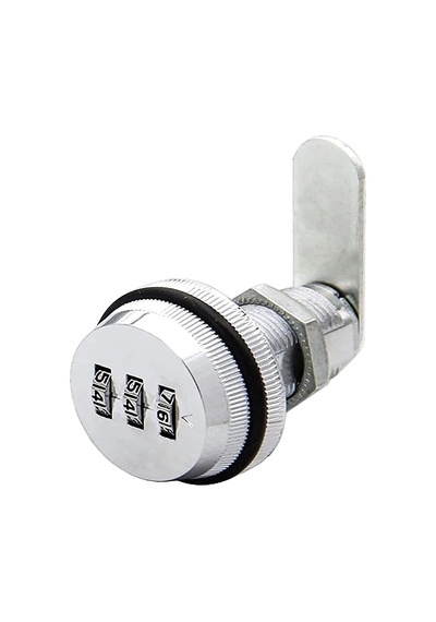 Şifreli Dolap Çekmece Kilidi - Kapak Kalınlığı Maksimum 15mm, 01548101101101
