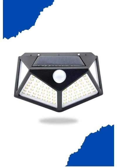 Zenvia Güneş Enerjili Bahçe Lambası 100 Led Bahçe Lambası Bahçe Aydınlatma Znv2026