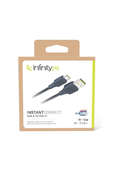 Infinitylab By - Instantconnect Kablo Usb-a Usb-c,mavi,1.5m Standart