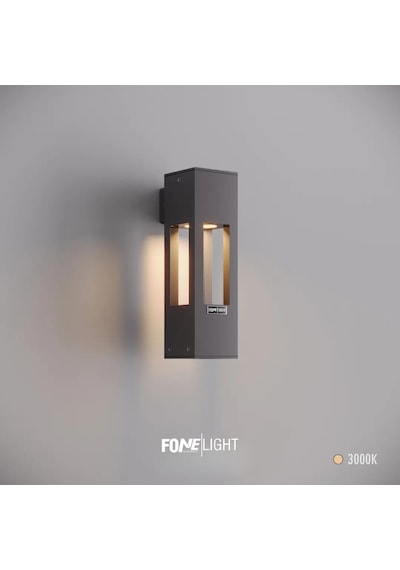 Fonelight Aka Alüminyum Dış Mekan Modern Bahçe Duvar Aplik