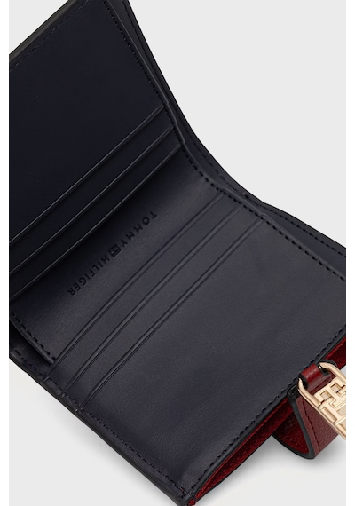 Tommy Hilfiger Logolu Çıtçıtlı Ve Fermuarlı Cüzdan Kadın Cüzdan Aw0aw18934 Xlı Kırmızı Kirmizi
