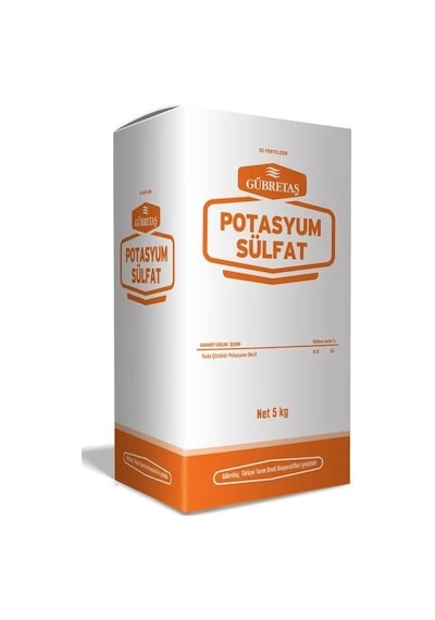 Gübretaş - Potasyum Sülfat - 5 Kg Potasyum Gübresi Gübretaş - Potasyum Sülfat - 5 Kg Potasyum Gübresi