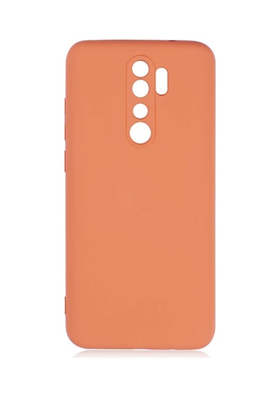 Noktaks - Xiaomi Uyumlu Xiaomi Redmi Note 8 Pro - Kılıf İçi Kadife Koruyucu Mara Lansman Kapak - Turuncu