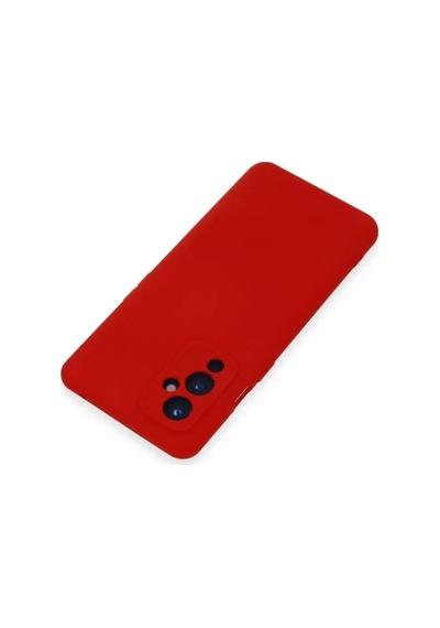 Jenerik One Plus 9 Kılıf Nano İçi Kadife Silikon - Kırmızı