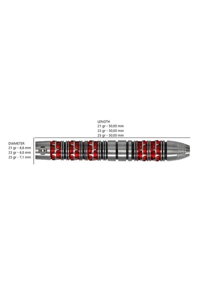 Harrows Damon Heta Series 3 %90 Tungsten Dart Oku