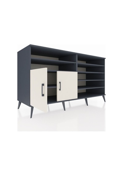 Kronos Konsol 7 Raflı 2 Kapaklı 176x59x99 Antrasit-aytaşı/antrasit Aytası/antrasıt - Antrasıt Kronos Konsol 7 Raflı 2 Kapaklı 176x59x99 Antrasit-aytaşı/antrasit Aytası/antrasıt - Antrasıt