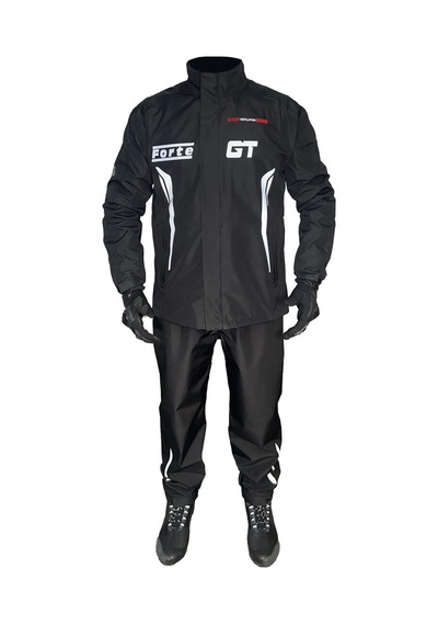 Forte Gt 1140 Alt-üst Takım Yağmurluk Siyah