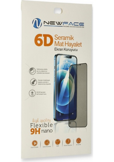 Newface Samsung Uyumlu  Galaxy A21s 6d Mat Seramik Hayalet Nano Ekran Koruyucu