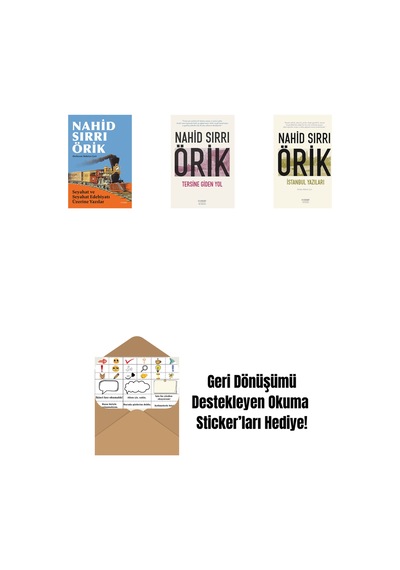 Seyahat Ve Seyahat Edebiyatı Üzerine Yazılar + Tersine Giden Yol + İstanbul Yazıları + Okuma Sticker'ları
