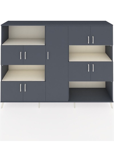Hyperion Dolap 10 Raflı 9 Kapaklı 220x44x163 Antrasit-antrasit/ay Antrasit-antrasit/aytaşı Hyperion Dolap 10 Raflı 9 Kapaklı 220x44x163 Antrasit-antrasit/ay Antrasit-antrasit/aytaşı