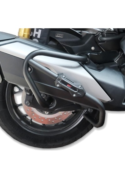 Gp Kompozit Honda Adv 350 2025 Uyumlu Egzoz Koruma Demiri Siyah Diğer