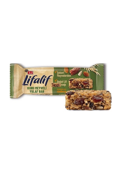 Lifalif Antep Fıstıklı Yulaf Bar 35 G X 16 Adet