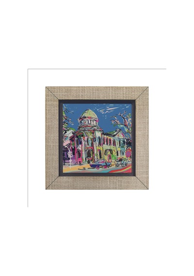Ukrayna Görseli Baskılı Mdf Magnet 7x7 411