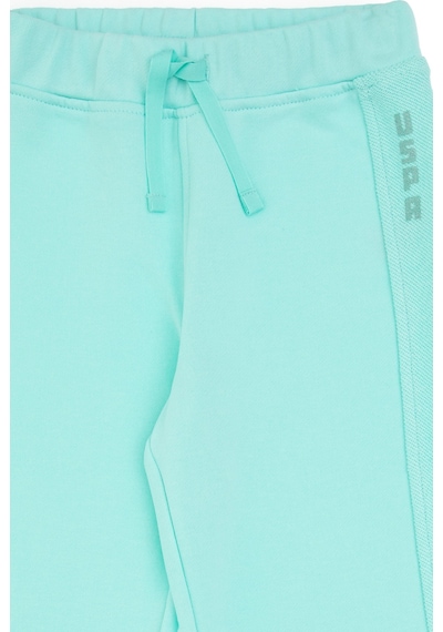 U.S. Polo Assn. Kız Çocuk Mint Şeritli Eşofman Altı 50317901-VR250