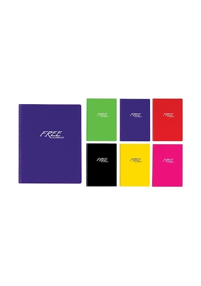Keskin Color Defter Free A4 Spiralli Plastik Kapak 100 Yaprak Çizgili