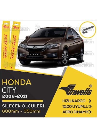 Honda City Muz Silecek Takımı 2006-2011 İnwells