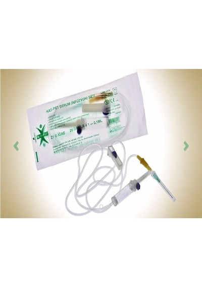 HAS-PET SERUM INFÜZYON SETİ 21G LUER LOCK 25 ADET