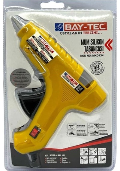 Bay-tec Mk- 0434 Mum Silikon Tabancası İnce 40w