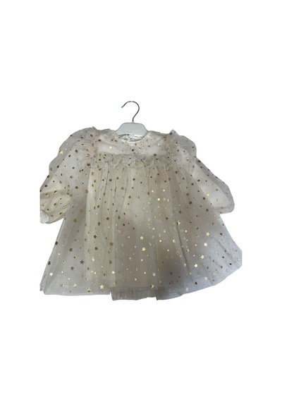 Babydoll Elbise Babydola Kahverengi Bej