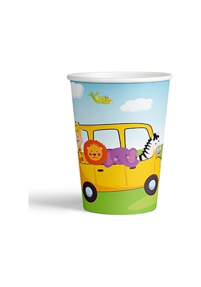 Safari 8 Li Karton Tabak ve Bardak