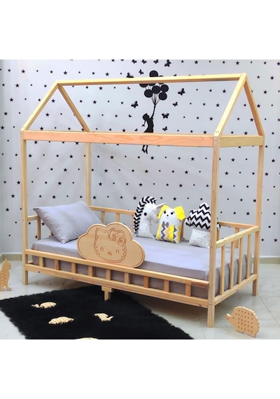 Markaawm Markaawm Kitty Montessori Yatak Çocuk Karyola Doğal Ahşap Yatak Markaawm Markaawm Kitty Montessori Yatak Çocuk Karyola Doğal Ahşap Yatak