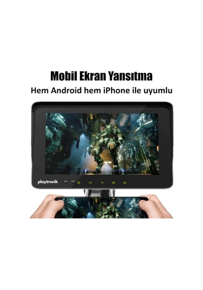 7 Tak Çalıştır Kablosuz Apple Carplay Ve Android Auto Oto Multimedya Araç Araba Ekran Double Teyp