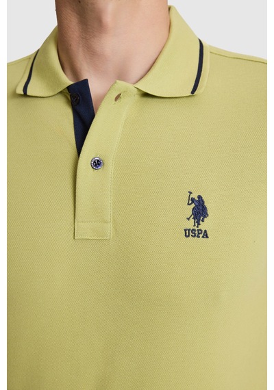 U.S. Polo Assn. U.s. Polo Assn. Erkek Çağla Tişört Basic 50326975-vr016 Cagla
