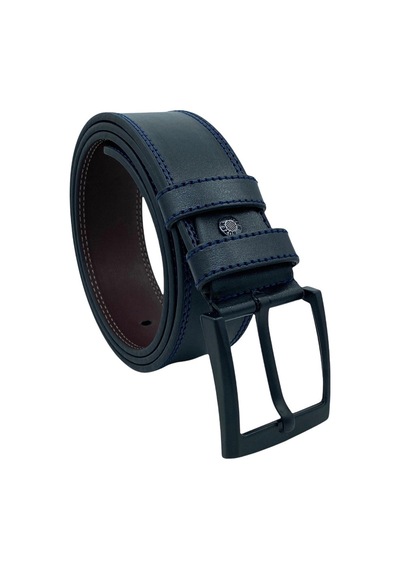 Süzer Deri x 4.5 Cm. Spor Suni Deri Dikişli Model Kemer Siyah (520968916)