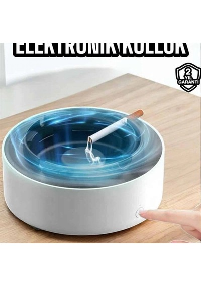 Elektronik Küllük Duman Giderici Hava Temizleyici Filtreli Küllük