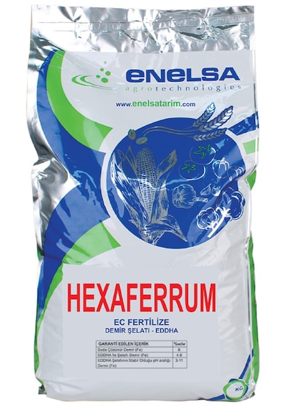 Toz Demir Gübresi Hexaferrum %6 Lık 4.8 Eddha Şelatlı 0.15 KG