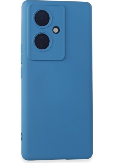 Hnrlıshp Newface Vivo V29 Lite Kılıf Nano İçi Kadife Silikon - Mavi