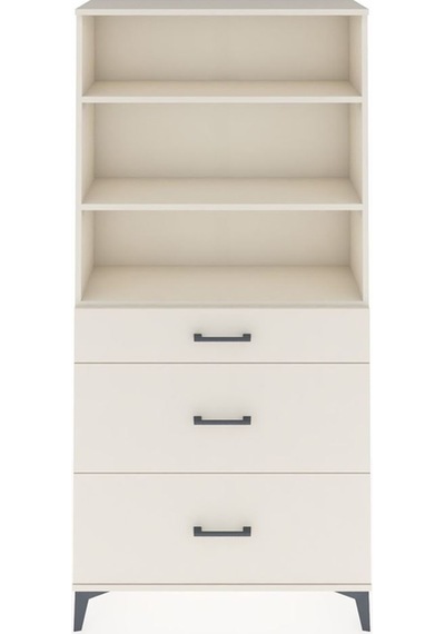 Arges Dolap 3 Raflı 3 Çekmeceli 88x30x182 Aytaşı-aytaşı Aytaşı