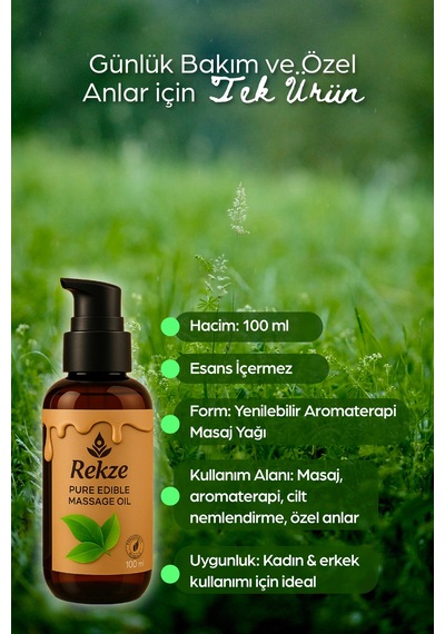 Isıtıcı Etkili Doğal Masaj Yağı 100 Ml Vücut Rahatlatıcı - 635850772