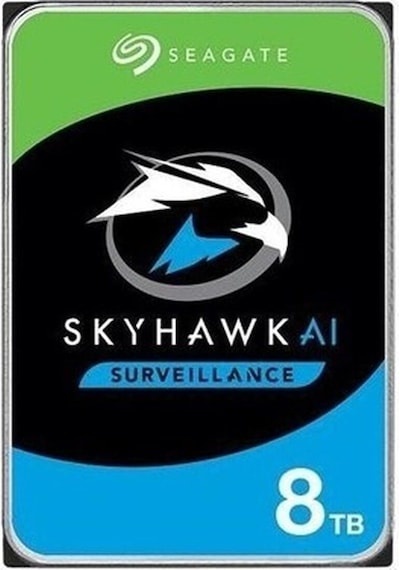 Seagate Skyhawk Aı 8tb 7200rpm 256mb Sata3 St8000ve001 7/24 Hdd