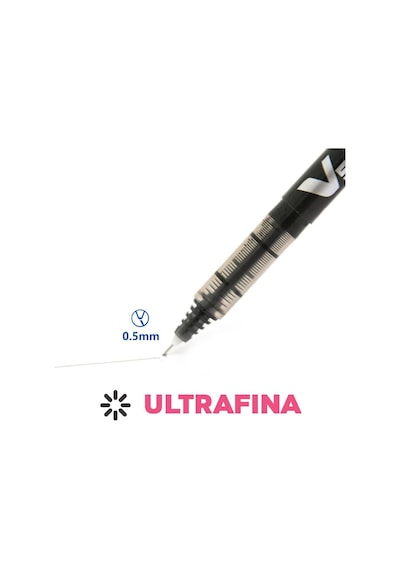 V5 Roller Kalem Hi-tecpoint Iğne Uç 0.5 Mm Siyah Bx-v5-b