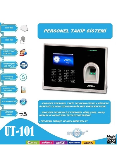 PARMAKİZİ KART VE ŞİFRELİ PERSONEL TAKİP SİSTEMİ 2 YIL GARANTİ