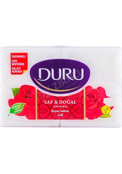 4 Adet Duru Sabun Gül 600 Gr Diğer