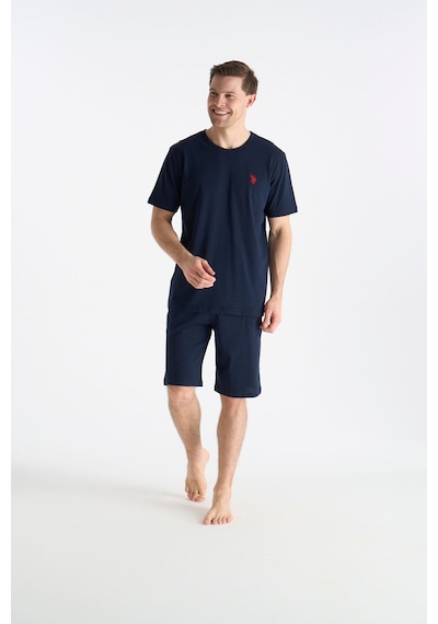 U.S. Polo Assn. Lisanslı Erkek Lacivert Şort Takım 19012