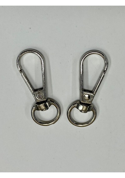 Karantuhafiye Çanta Kancası / Yuvarlak Kanca / 2 Li Set Gümüş Gümüş