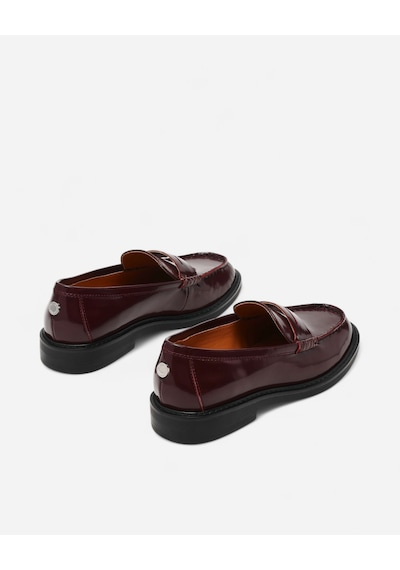 Steve Madden Adıson Wıne Leath Kadın Bordo Loafer Adıson-wıne