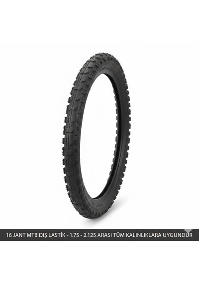 16 Jant Bisiklet Dış Lastik 16x1.75 1.90 1.95 2.125 Uyumlu Çocuk Bisikleti Mtb Dişli Lastiği 1 Adet