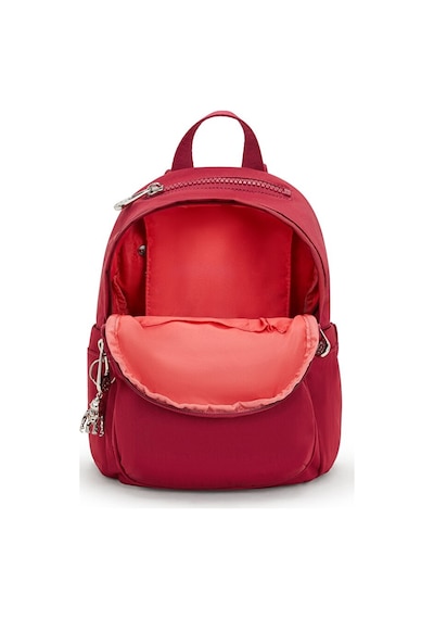 Kipling Kıplıng Delia Mini Küçük Boy Sırt Çantası Kırmızı Red Red Wıne Kırmızı