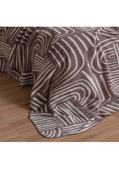 Vicuna Home Pamela Çift Kişilik Battaniye 200x220 Cm Sütlü Kahve