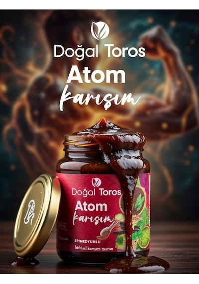 Doğal Toros Atom 240 Gr Karışık Ballı Bitkisel Macun