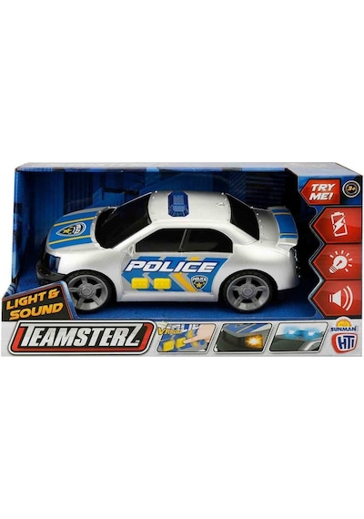 Teamsterz Sesli Ve Işıklı Arabası Gümüş