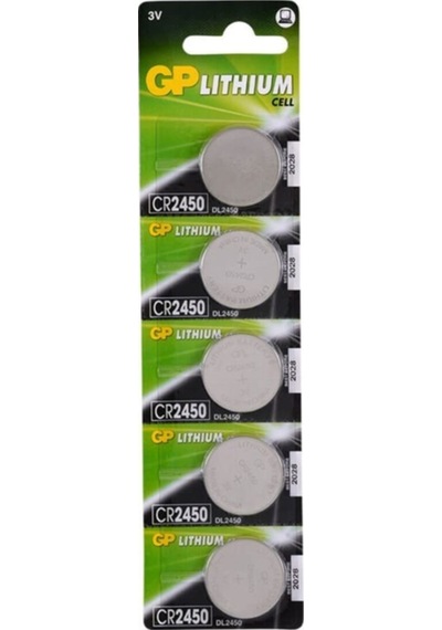 Gma Keys Cr2450, Dl2450 3v Lithium Hafıza Pili 5'li