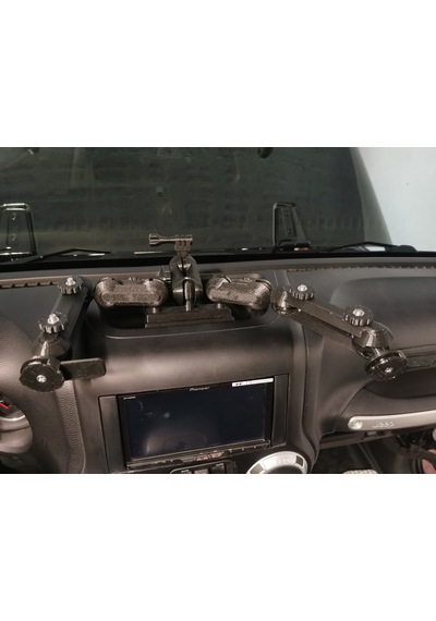 Jeep Wrangler Jk Telefon, Tablet Ve Gopro Montaj Aparatı Tamamen 3d Baskılı